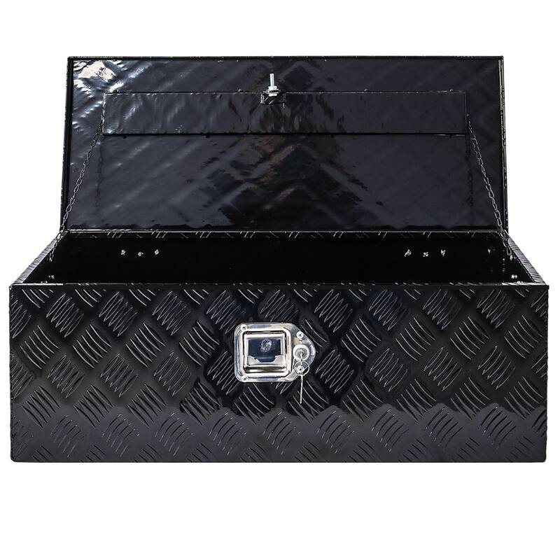 30-Inch Truck Bed Toolbox Flatbox, RV Storage Organizer, Truck Tools Chest Box - 72