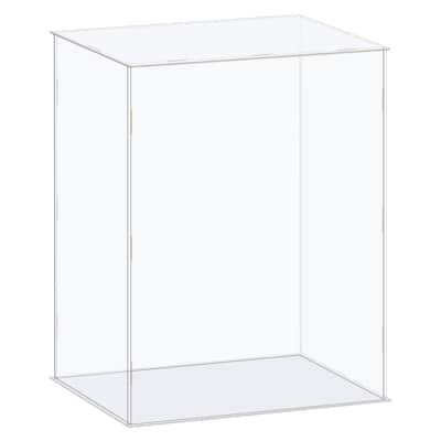 Display Case Box Acrylic Box Transparent Showcase 36x16x36cm for Collectibles