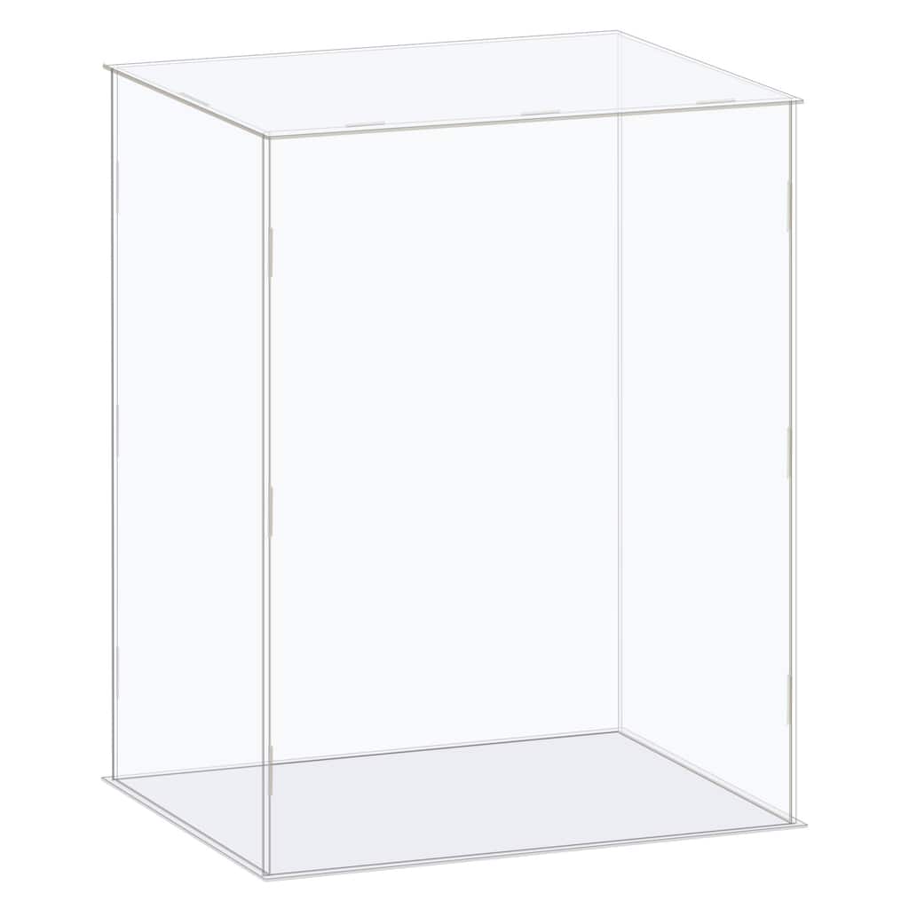 Display Case Box Acrylic Box Transparent Showcase 36x16x36cm for Collectibles