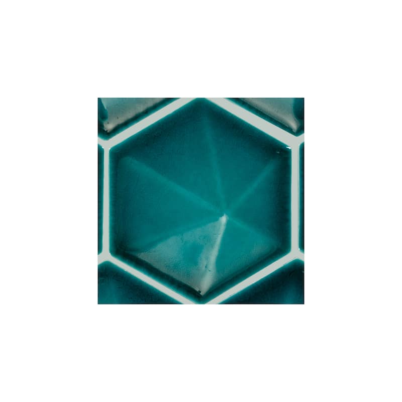 Daltile Artefino Jewel 3" Pyramid Hexagon Mosaic (10 PC Per Carton) (8.60 SQFT Per Carton)