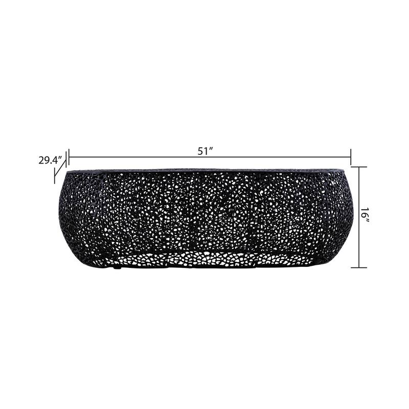CT3601-50 Modern & Contemporary Coffee Table Made with Aluminum Casted