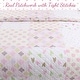 preview thumbnail 5 of 4, Cozy Line Pink Heart Floral Dot Giraffe Medallion Cotton Patchwork Reversible Quilt Bedding Set