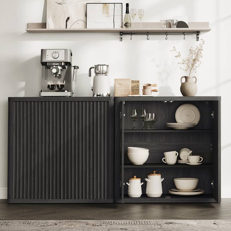 3 Multifunctional and Practical Rounded-Corner Side Cabinets