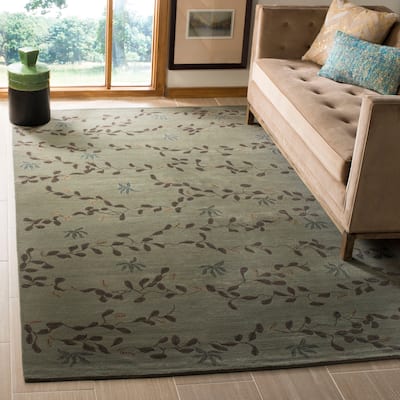 SAFAVIEH Couture Hand-knotted Marusja Silk/ Wool Rug