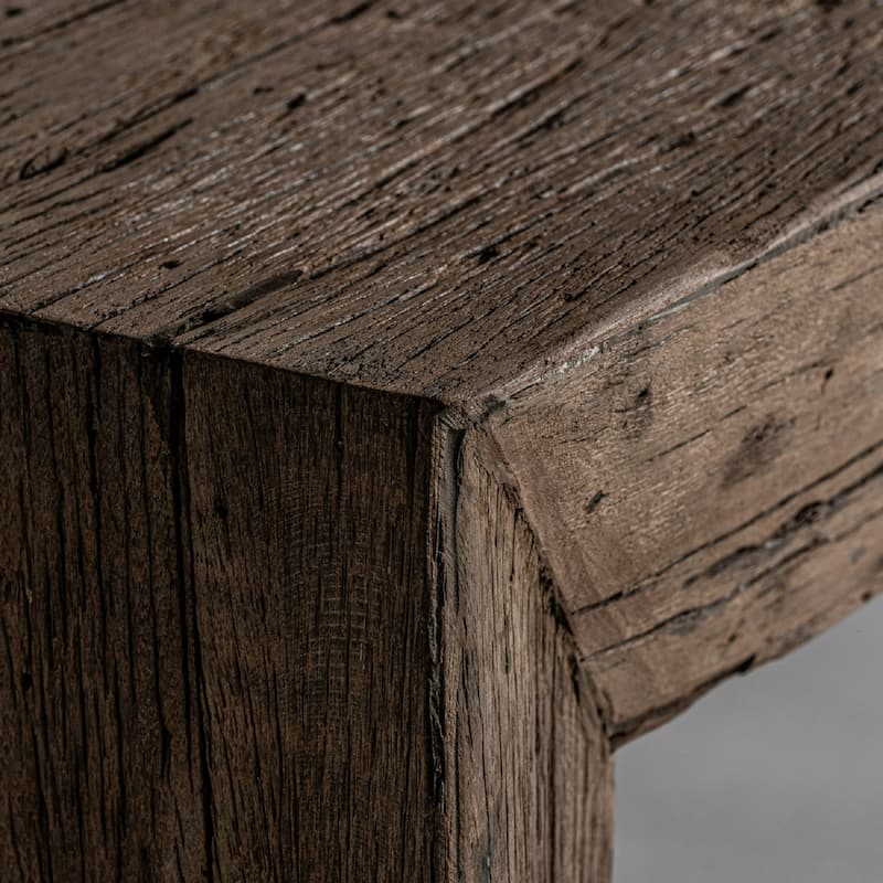 Rectangular Wooden Coffee Table - 48" - Brown