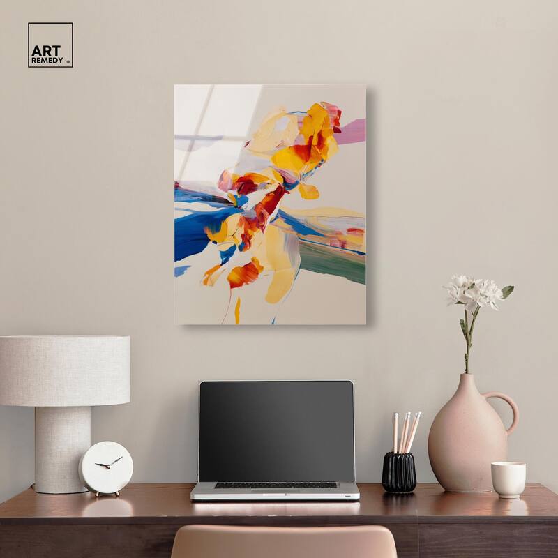 Flippant Bloom III Acrylic by Art Remedy, Ready to Hang