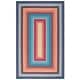 preview thumbnail 55 of 75, SAFAVIEH Handmade Braided Jo Machine Washable Country Casual Rug 4' x 6' - Red/Orange