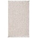 preview thumbnail 11 of 55, SAFAVIEH Handmade Natural Fiber Immacolata Jute Fringe Rug 2' x 3' - Silver/Natural