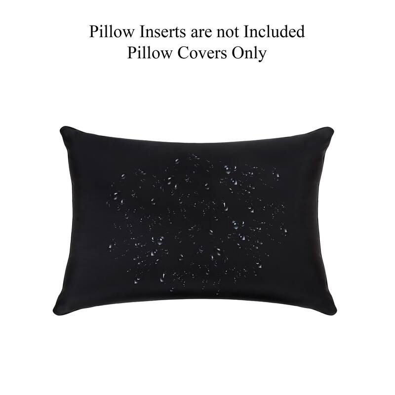 A1HC All-weather Waterproof Outdoor Throw Pillow Covers, Set of 2