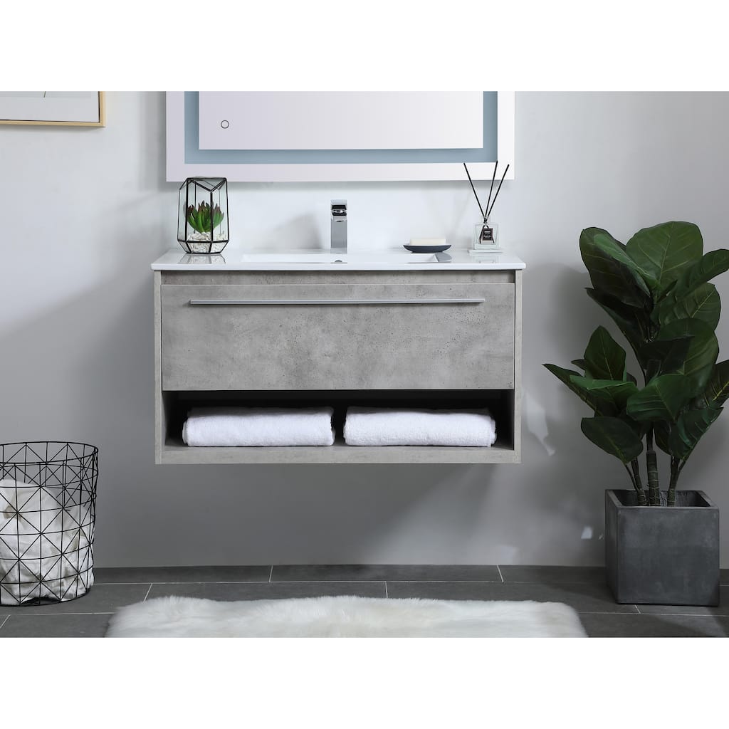 Shore 36 - 48 Inch Single Bathroom Vanity
