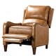preview thumbnail 81 of 166, Brigida Multifunctional Modern Genuine Leather Nailhead Trim Recliner with Adjustable Footrest Set of 2 by HULALA HOME
