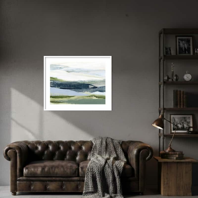 After the Rain No. 2 by Lara Eckerman Wood Framed Wall Art Print