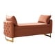 preview thumbnail 36 of 65, Robert Modern Upholstered Flip Top Storage Bench with Two Pillows by HULALA HOME