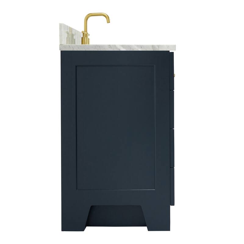 Ariel Q067SCW2OVO Taylor 67" Free Standing Single Basin Vanity Set