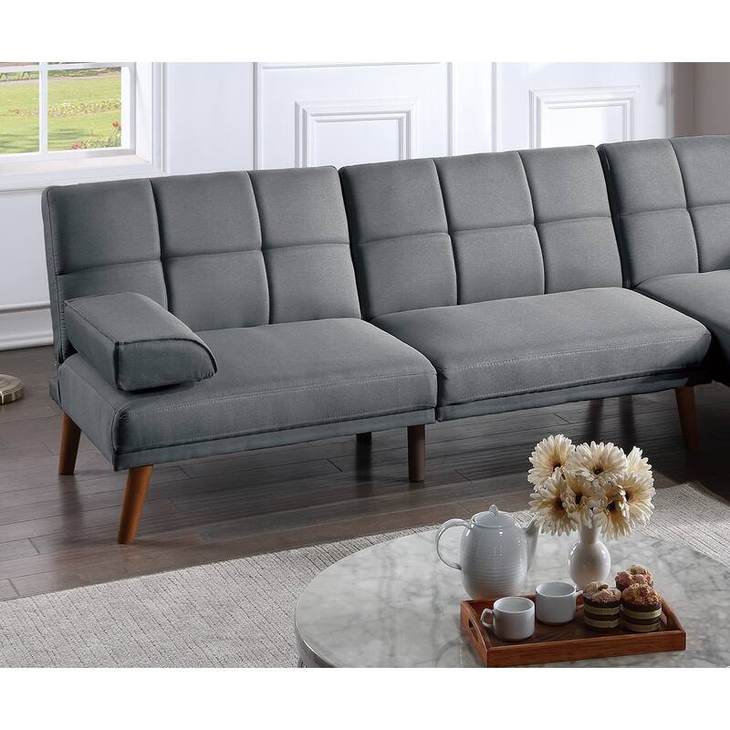 Contemporary Tufted Sofa Bed - Multi-Functional Adjustable Furniture