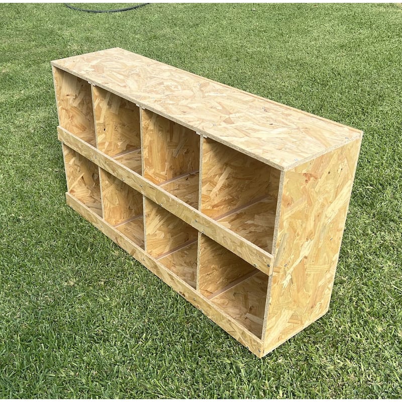 Zylina Best Rest 8 Bay Nesting Box - N/A - 46x13x25
