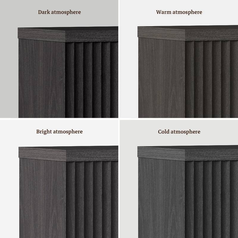 Set of 3 Versatile Push to Open Side Cabinets for Modern Homes