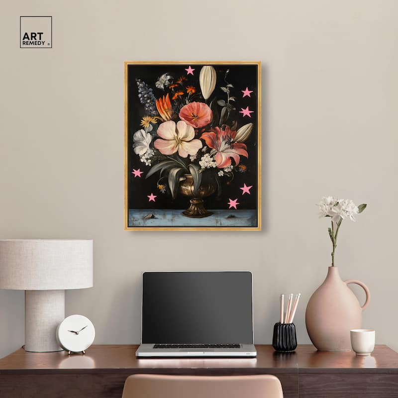TANY's Floral Universe I Canvas by Art Remedy
