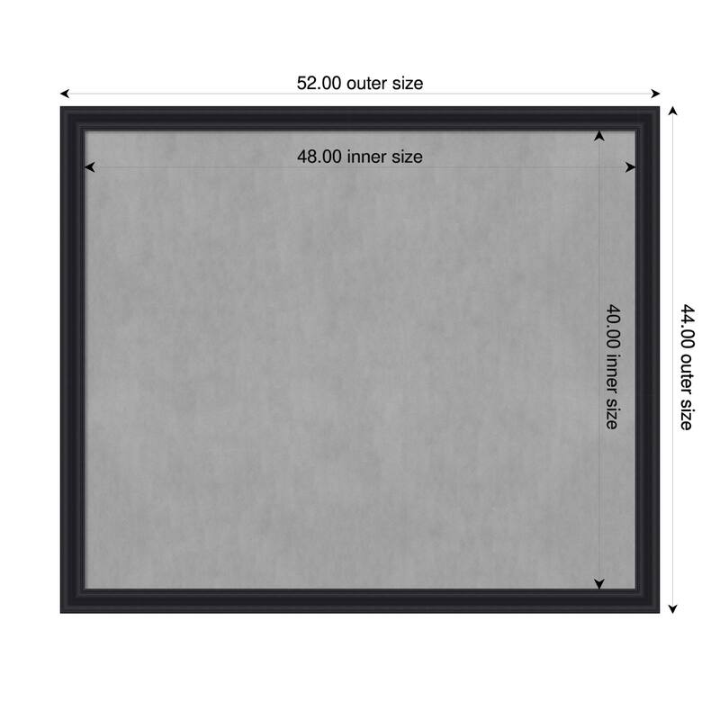 Amanti Art Dalat Black Framed - 52 x 44 in - Dalat Black