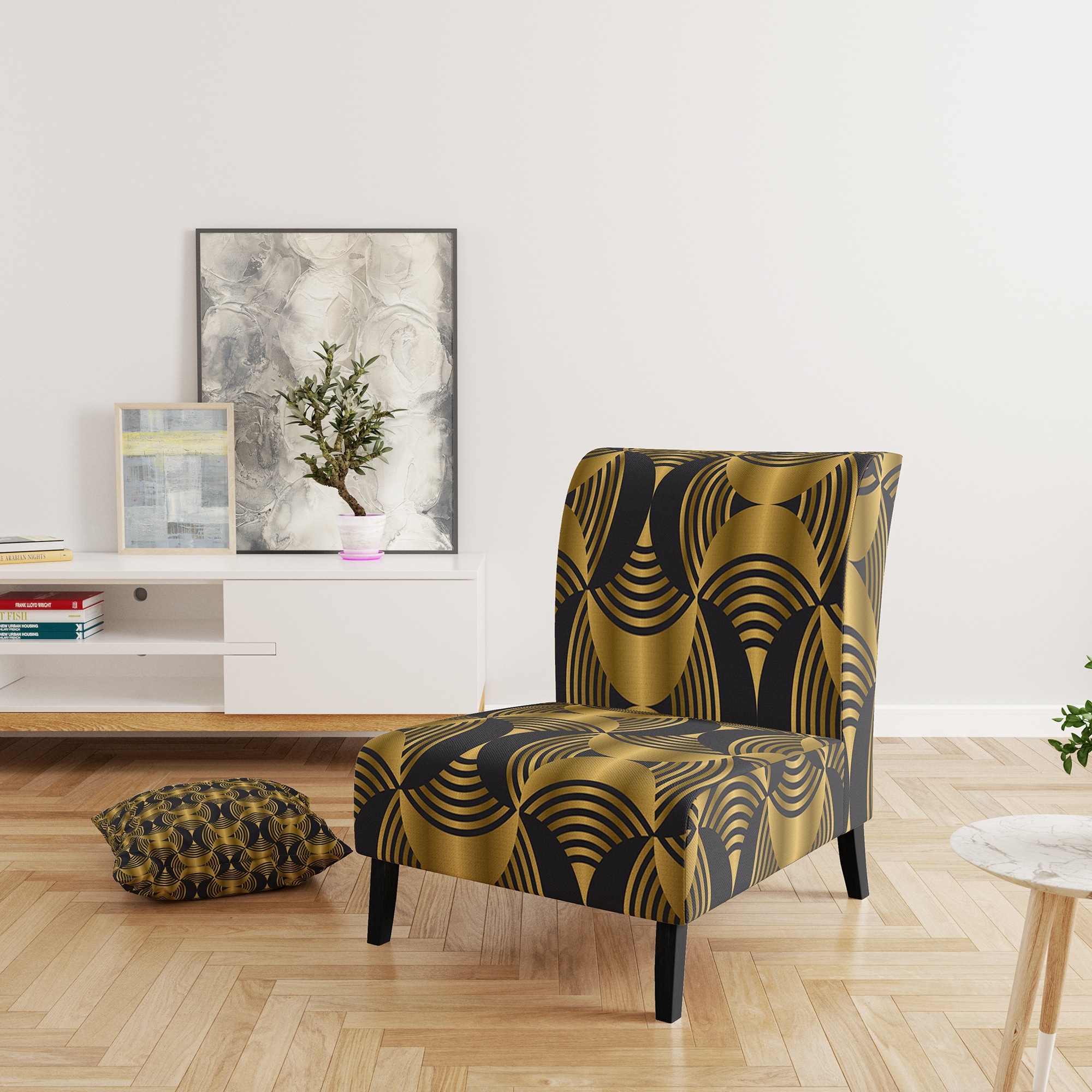 Designart "Deco Style Modern Pattern" Upholstered - Picture 11 of 20