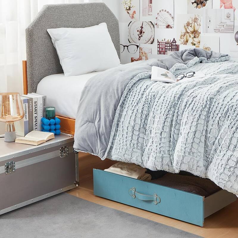Texture® Brand - Rolling Under Bed Storage Drawer by DormCo