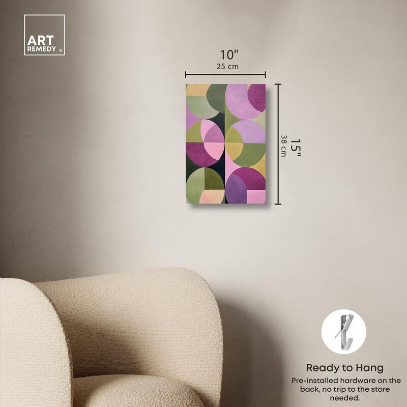 Purpurea II Canvas by Art Remedy, Gallery Wrapped