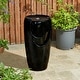 preview thumbnail 7 of 46, Glitzhome 30"H Oversized LED Ceramic Fountain
