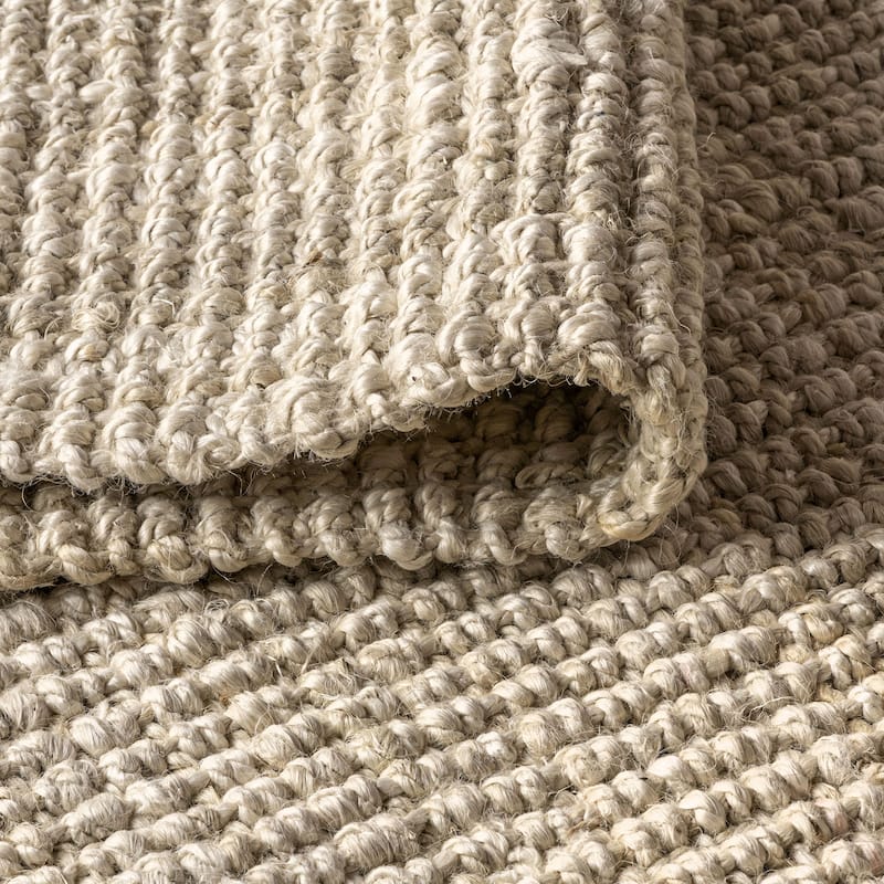 JONATHAN Y Pata Hand Woven Chunky Jute Area Rug