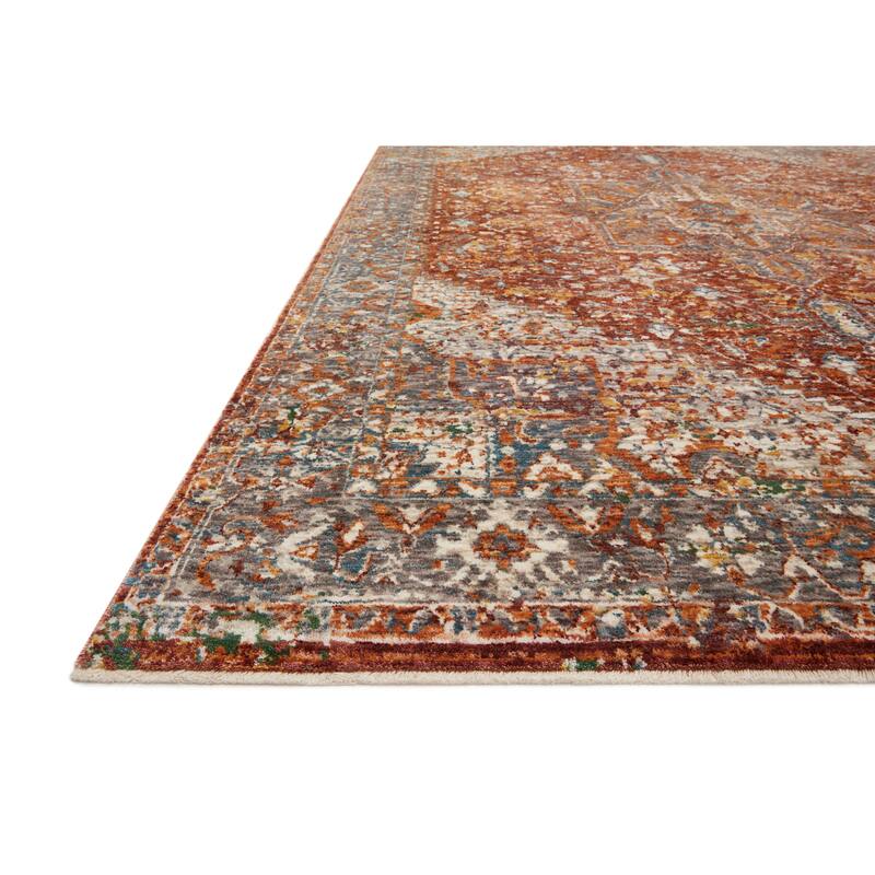 Alexander Home Leah Vintage Medallion Area Rug