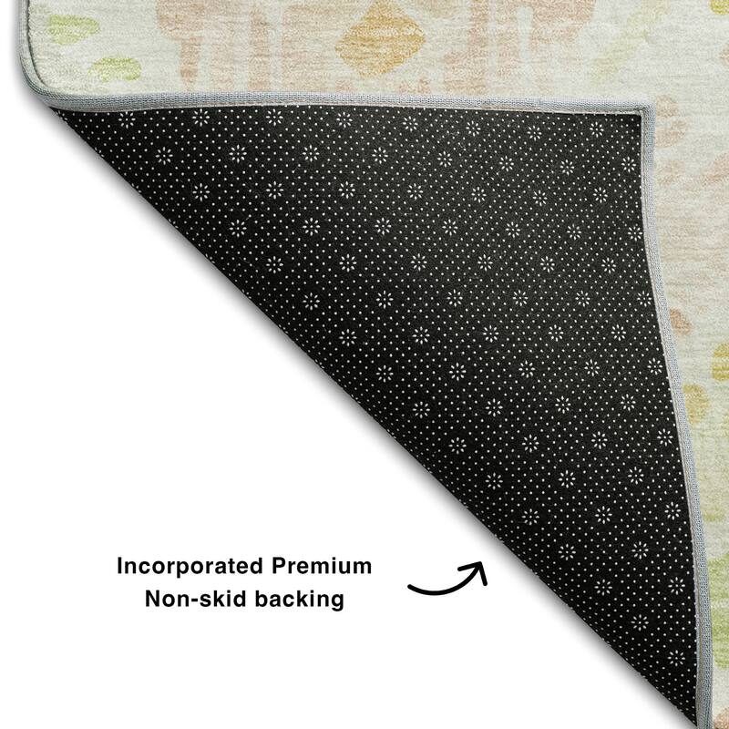 Premium Washable Super Soft Boho Watercolor Mayfield Rug