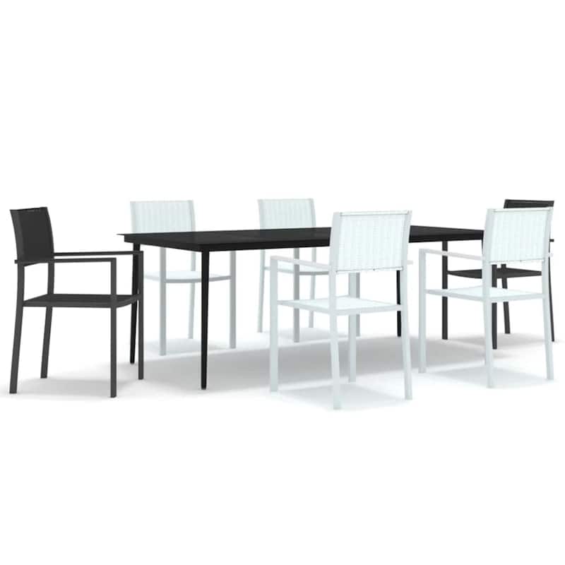 vidaXL Patio Dining Set Outdoor Dining Set Table and Chair Set for Garden