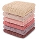 preview thumbnail 88 of 134, Baby Washcloths Muslin Cotton, Large 10"x10" by Comfy Cubs Pack of 6 - Multi Girl
