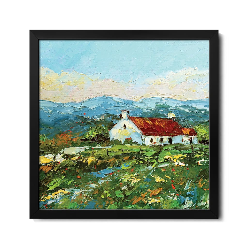 Irish Cottage Premium Framed Poster by Alexandra Jagoda