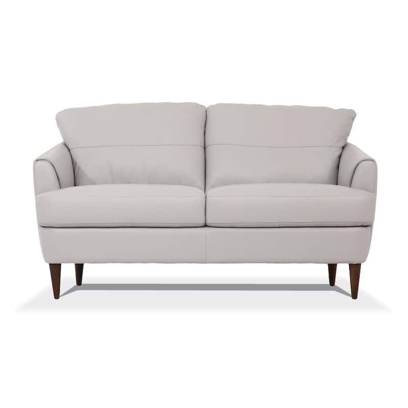 Yvette Pearl Gray T-Shaped Cushion Loveseat