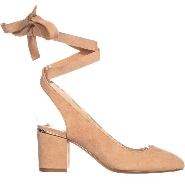 nine west light pink pumps