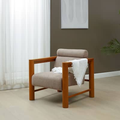 SAFAVIEH Couture Nikolas Boucle Accent Chair - 30"W x 33"D x 31"H
