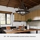 preview thumbnail 5 of 40, Hunter Perch Point Chandelier, Wheel, Candle, Dining Room, Entry, Modern Rustic, Industrial