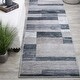 preview thumbnail 17 of 136, Superior Rockwood Patchwork Indoor Area Rug or Runner 2' 7" x 10' - Blue/Taupe