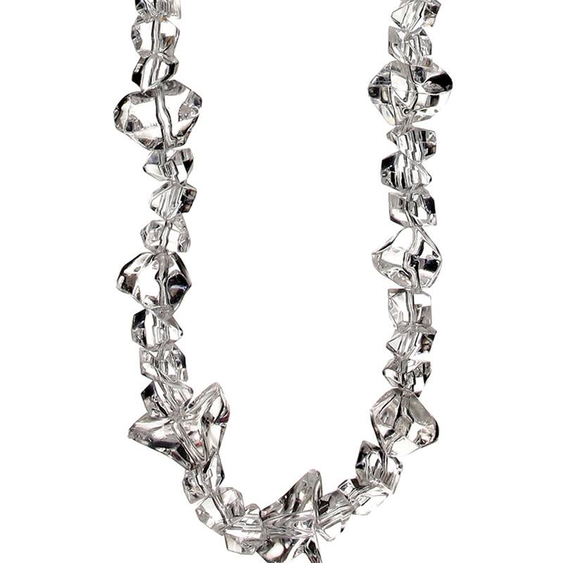 72" Acrylic Ice Chunk Garland" - Clear - 72