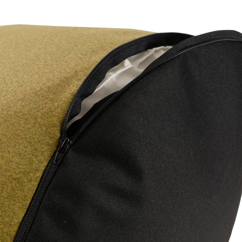 Qiviut Green Foot Pouf