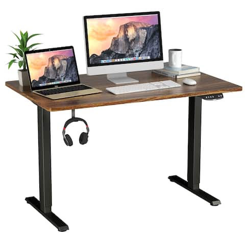 Costway Electric Adjustable Standing up Desk Dual Motor w/ Controller