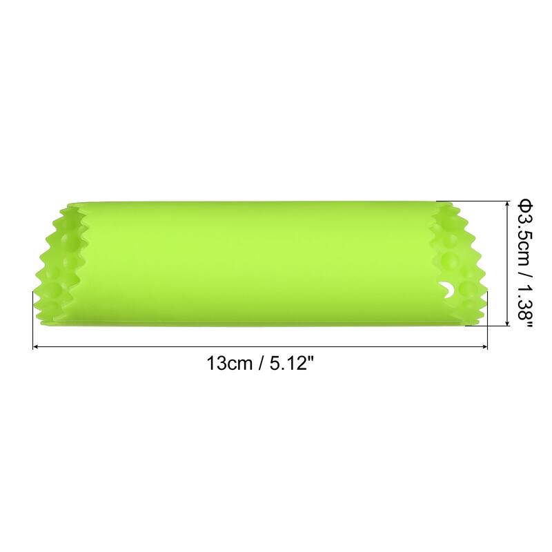 2Pcs Silicone Garlic Peeler Tube Non Slip for Useful Kitchen Tool - Green
