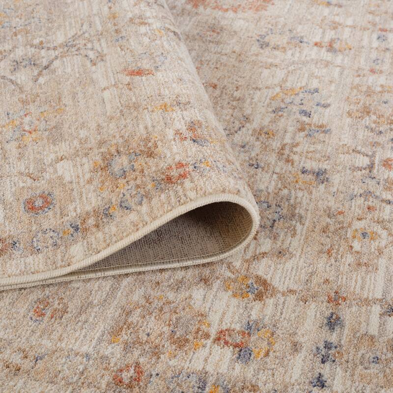 Albany Vintage Power-Loom Ivory Area/Runner Rug