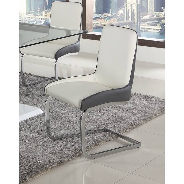 slide 2 of 4, Somette Sophie Two-Tone Bucket-Style Brewer Chair (Set of 2)