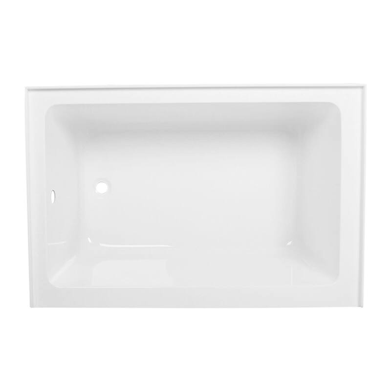 Kingston Brass Ambry 48" Three Wall Alcove Acrylic Soaking Tub with