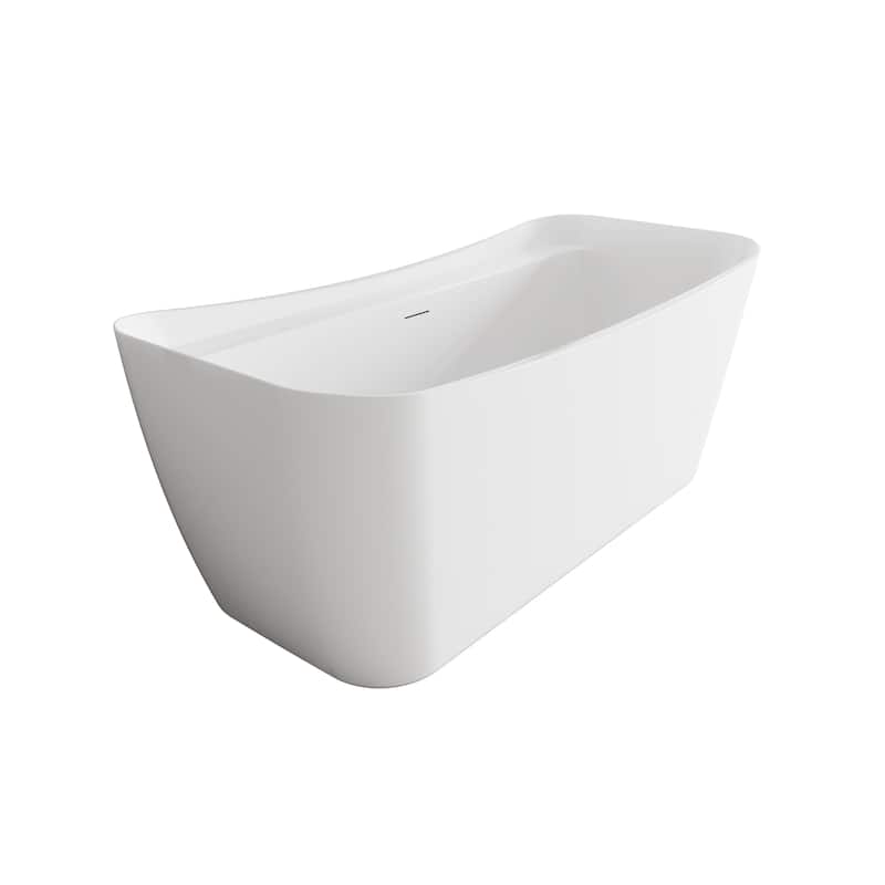 Haley Soaking Bathtub in Glossy White