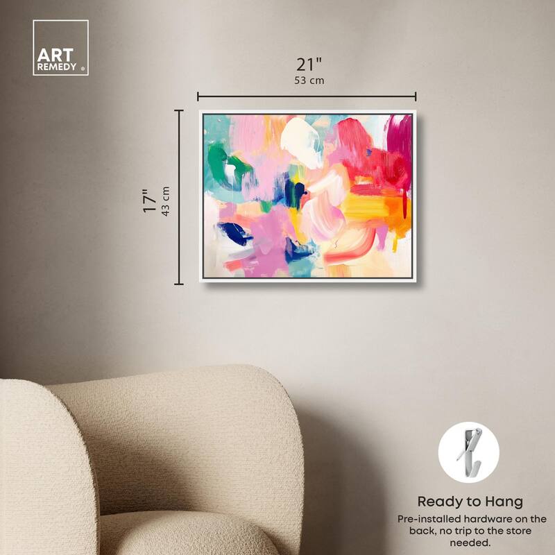 Pigment Play I Canvas by Art Remedy