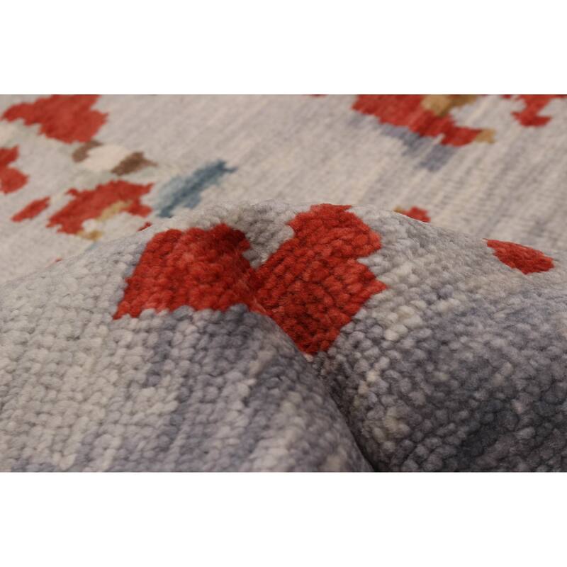 ECARPETGALLERY Hand-knotted Mystique Multi Color Wool Rug - 6' 7" x 10'