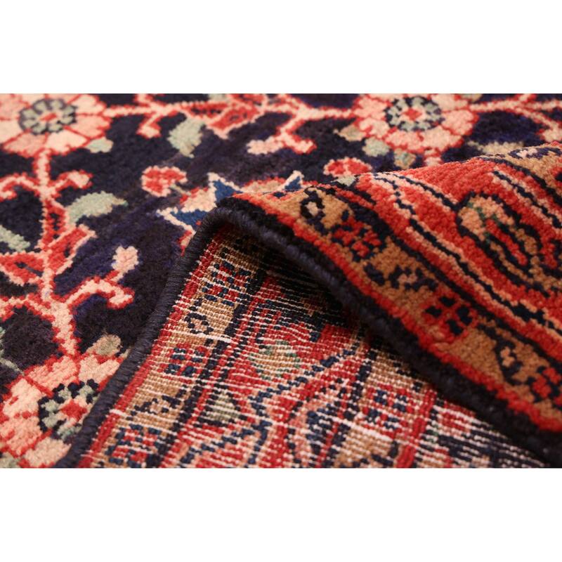 ECARPETGALLERY Hand-knotted Anadol Dark Navy Wool Rug - 3'0 x 9'0