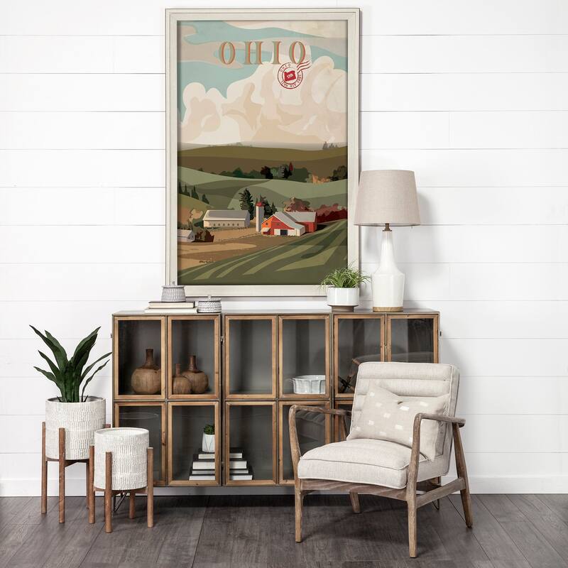 Ohio Go (XL) Framed Art Print